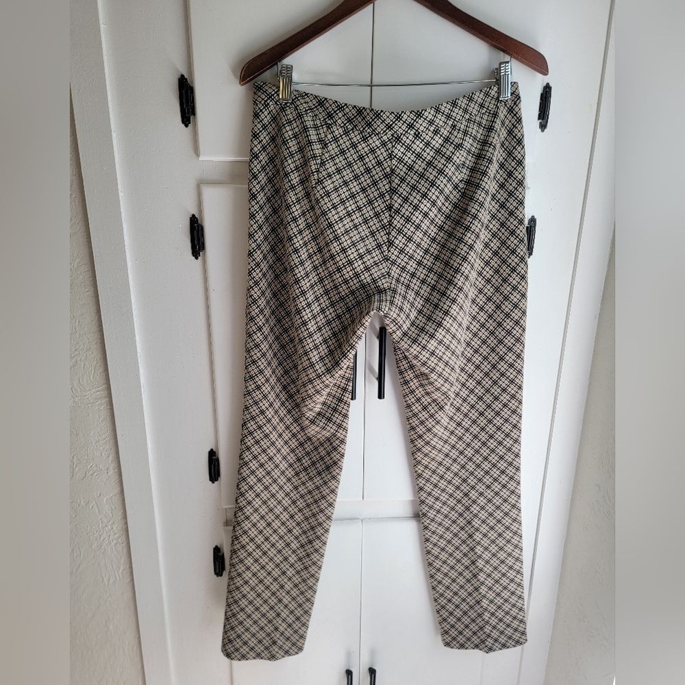 Max Mara Weekend Straight Leg Pleat Trouser Printed Pants - Picture 2 of 4